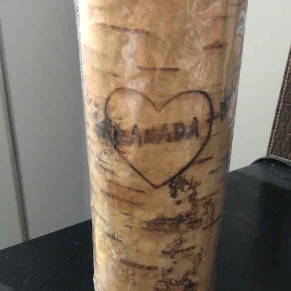 Canada birch wrapped candle- New! - Picture 2 of 3